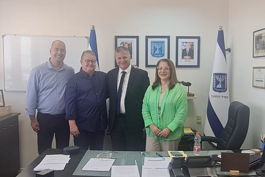 מימין: מיכל וינצר, יואב קיש, שלמה אייזיק, יניב מאיר, צילום: יח״צ